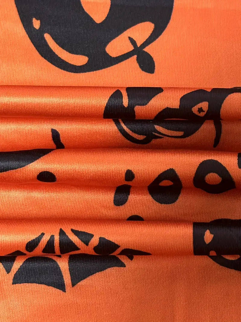 Halloween Plus Size Long Sleeve Open Front Cardigan