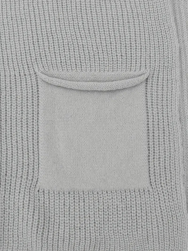 Plus Size Long Sleeve Open Front Casual Cardigan