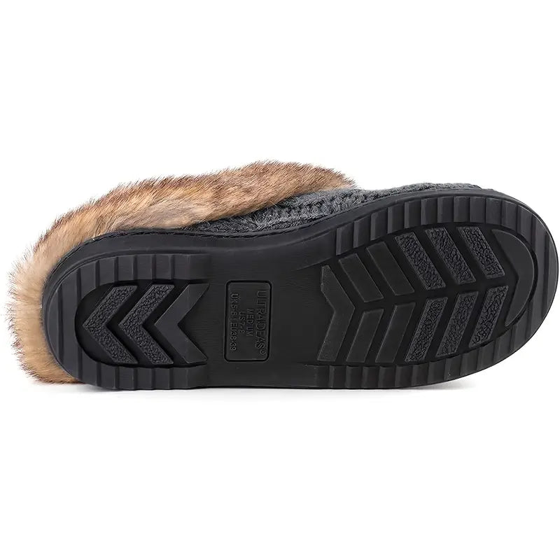 Knit Slip-on Slippers Shoes
