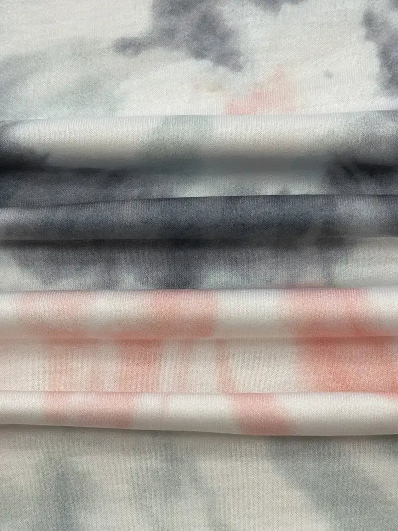 Plus Size Casual Sweatshirt,Women's Plus Tie Dye Long Sleeve