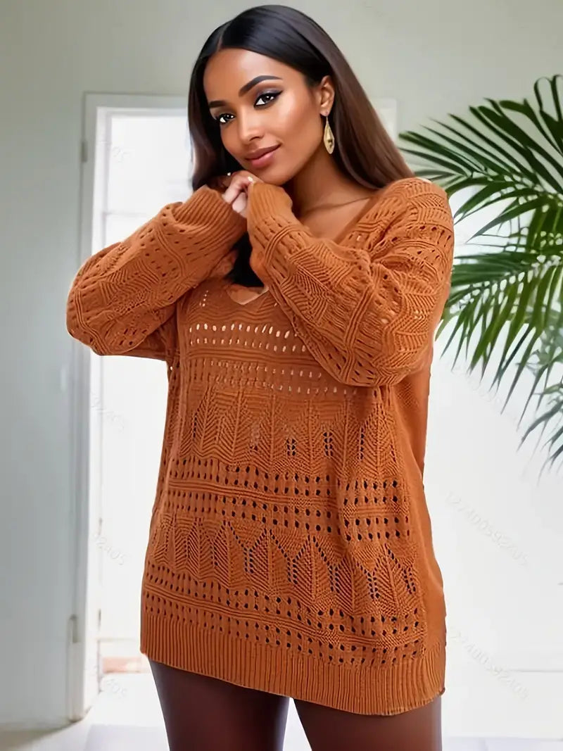 Flaunt Your Curves in This Stylish Plus Size Sheer Pullover